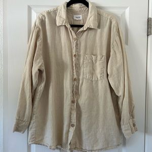 MATE the Label Linen Oversized LS - Med 🌿